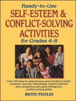 Ready-to-Use Self-Esteem & Conflict Solving Activities for Grades 4-8
