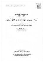 Lord, let me know mine end
