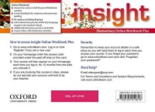 insight: Elementary: Online Workbook Plus - Card with Access Code