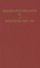English Episcopal Acta 33, Worcester 1062-1185