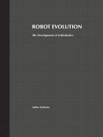 Robot Evolution - The Development of Anthrobotics