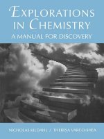 Explorations in Chemistry - A Manual for Discovery