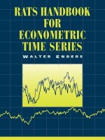 Applied Econometric Time Series Rats Handbook +D3
