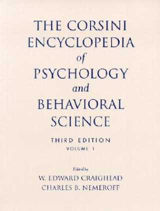 Corsini Encyclopedia of Psychology & Behavioral Science V 1 3e