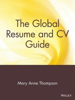 Global Resume and CV Guide