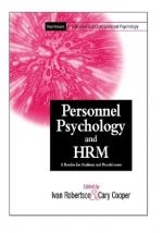 Personnel Psychology & HRM - A Reader for Students  & Practioners