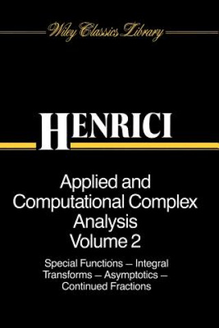 Applied and Computational Complex Analysis V 2 - Spec Funct Integral Trans Asymp