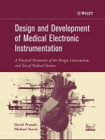 Design and Development of Medical Electronic Instrumentation - A Practical Perspective of the Design, Construction and Test of Medical Devices