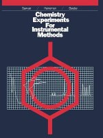 Chemistry Experiments for Instrumental Methods
