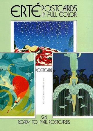 Erte Postcards in Full Color