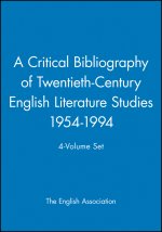 Critical Bibliography of Twentieth-Century English Literature Studies 1954-1994, 4-Volume Set