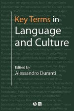 Key Terms in Language and Culture