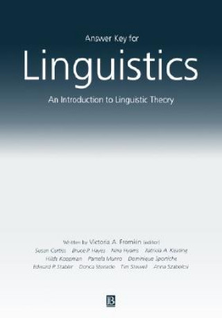Answer Key For Linguistics - An Introduction to Linguistic Theory