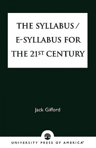 Syllabus/E-Syllabus for the 21st Century