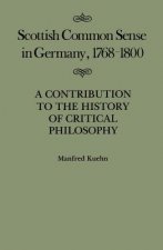 Scottish Common Sense in Germany, 1768-1800