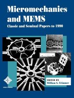 Micromechanics MEMS - Classic and Seminal Paper to 1990