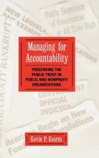Managing for Accountability - Preserving the Public Trust in Public and NonProfit Organizations