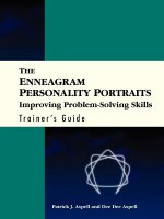 Enneagram Personality Portraits - Improving Problem Solving Skills Trainer's Guide