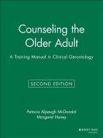 Counseling the Older Adult - A Training Manual in Clinical Gerontoloy 2e