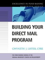Building Your Direct Mail Program (The Excellence