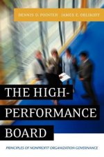 High-Performance Board: Principles of Nonprofit Organization Governance