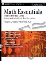 Math Essentials, Middle School Level