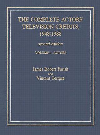 Complete Actors' Television Credits, 1948-1988
