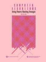 Computer Algorithms - String Pattern Matching Strategies