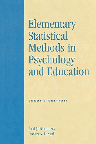 Elementary Statistical Methods in Psychology and Education