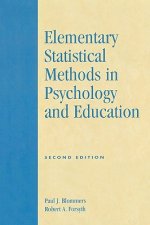 Elementary Statistical Methods in Psychology and Education