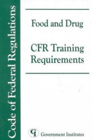 Food and Drug CFR Training Requirements