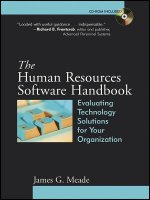 Human Resources Software Handbook: Evaluating Technology Solutions for Your Organization