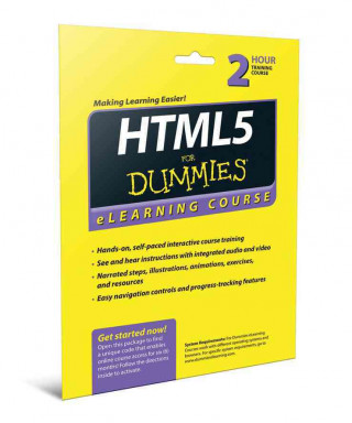 HTML5 For Dummies eLearning Course Access Code Card (6 Month Subscription)