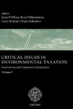 Critical Issues in Environmental Taxation