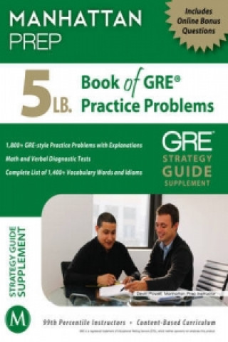 5 LB. Book of GRE Practice Problems