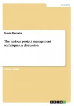 various project management techniques. A discussion