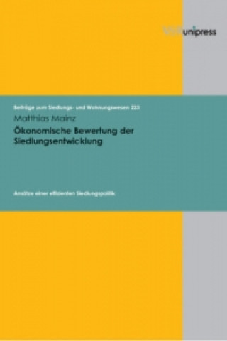 Okonomische Bewertung Der Siedlungsentwicklung