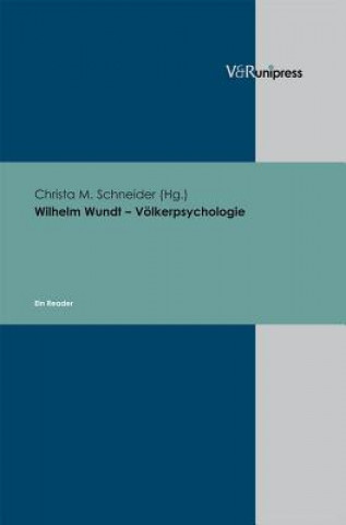 Wilhelm Wundt - Volkerpsychologie