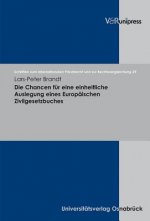 Chancen Fur Eine Einheitliche Auslegung Eines Europaischen Zivilgesetzbuches