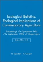 Ecological Implications of Contemporary Agriculture