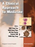 Clinical Approach to Medicine