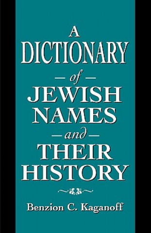 Dictionary of Jewish Names and Their History