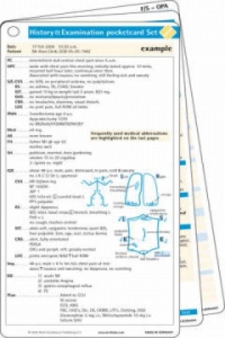 History and Examination Pocketcard Set