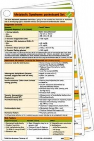 Metabolic Syndrome Pocketcard Set