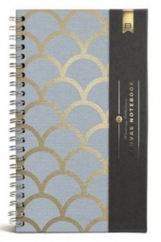 Deco Pattern Canvas Notebook