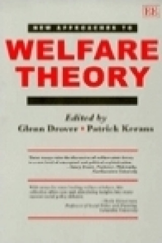 New Approaches To Welfare Theory