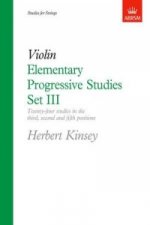 Elementary Progressive Studies, Set III for Violin