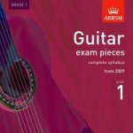 Guitar Exam Pieces 2009 CD, ABRSM Grade 1