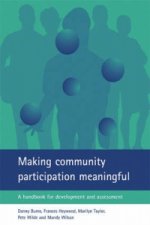 Making community participation meaningful