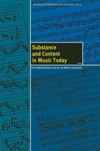 Substance and Content in Music Today